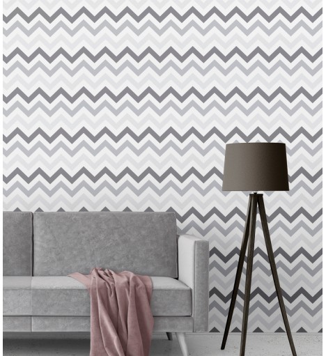 Papel de Parede Chevron em...