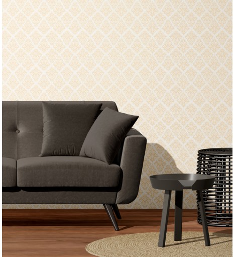 Papel De Parede Arabesco em...