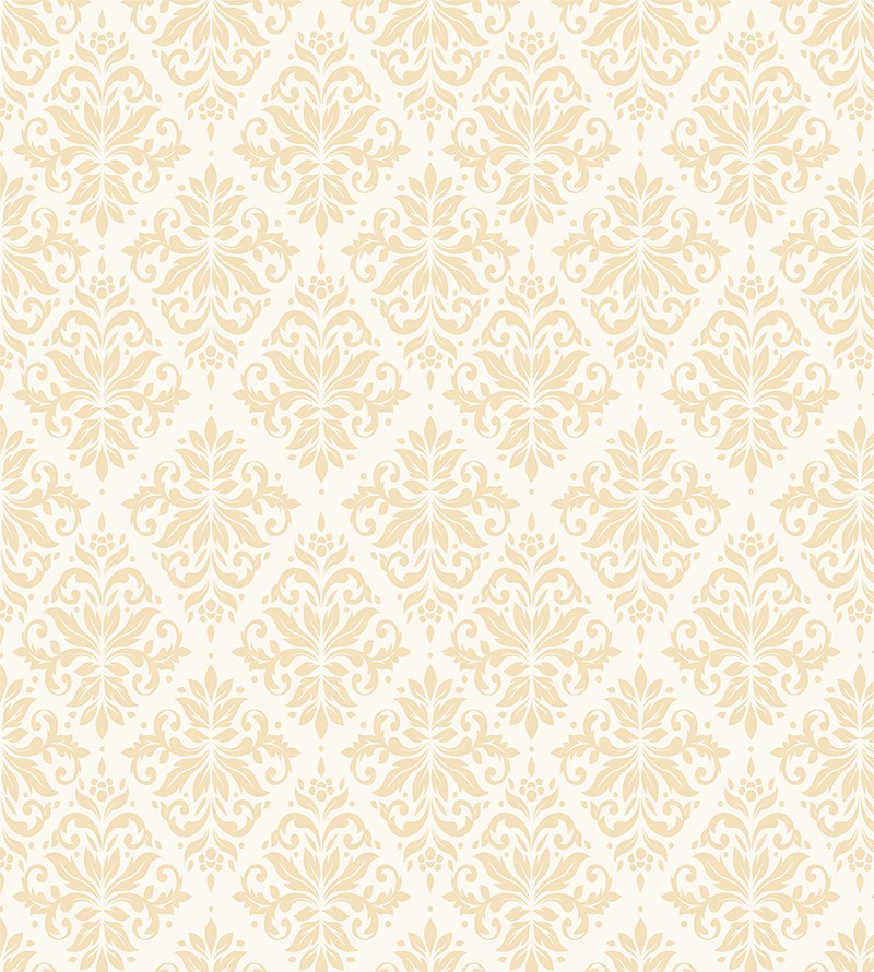 Papel De Parede Arabesco em Tons de Bege e...