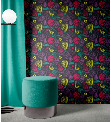 Papel de Parede Café Preto...