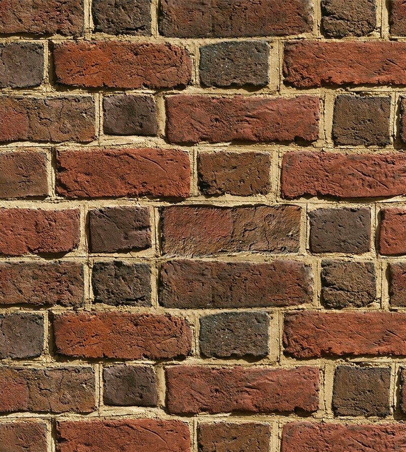 Papel de Parede Alvenaria em Tons Escuro