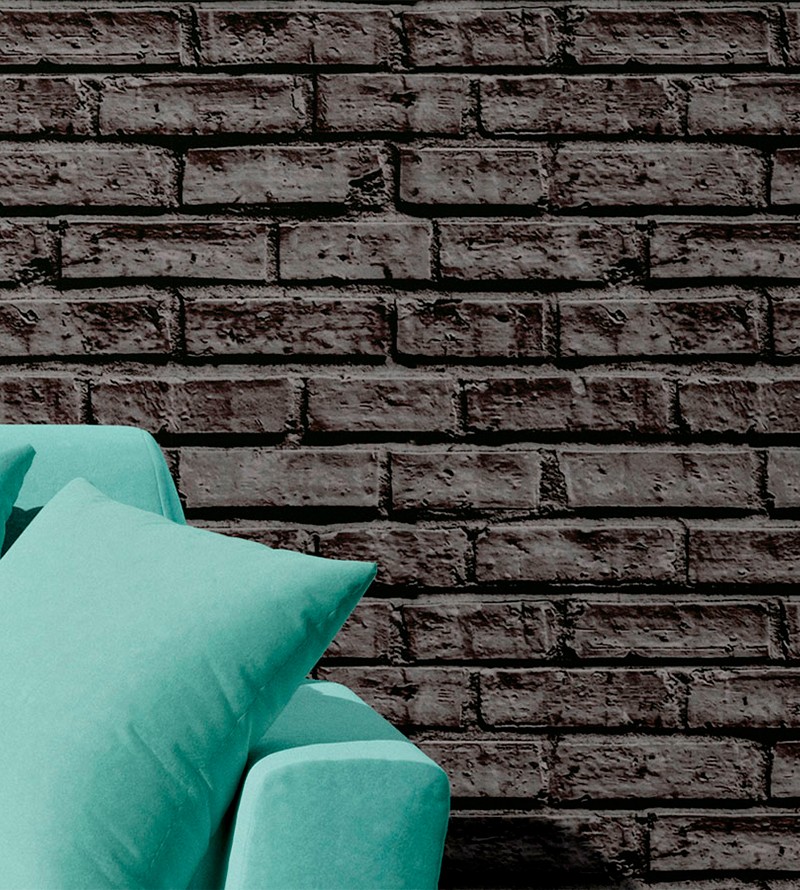 Papel de Parede Tijolo Preto
