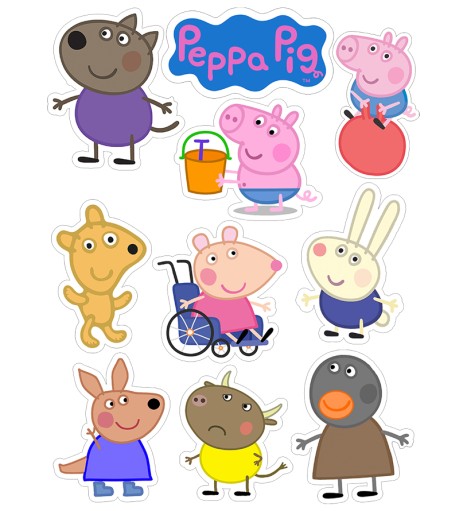 Sticker da Turma Peppa Pig...