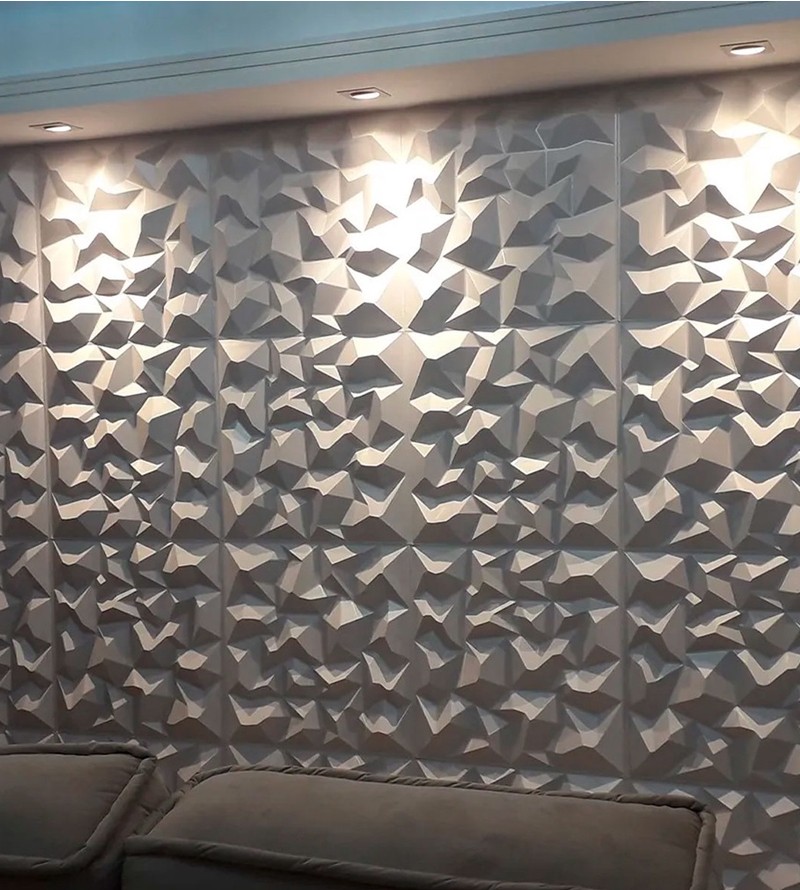 Placa Decorativa de Parede 3D Diamante