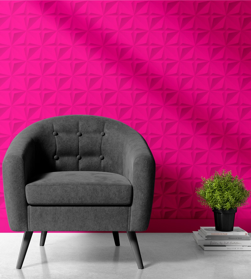 Papel de Parede 3D Pink