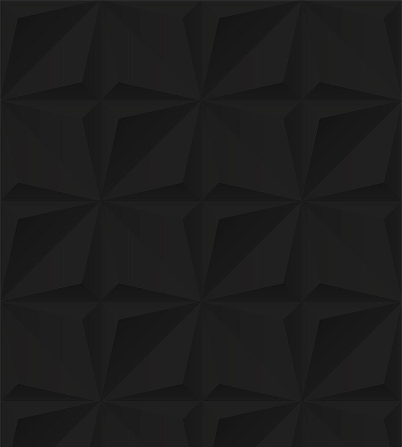 Papel de Parede 3D Gesso em Tons Preto