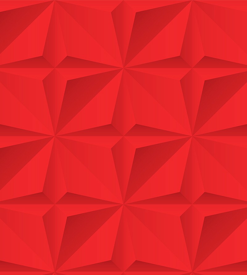 Papel de Parede 3D Gesso em Tons Vermelho