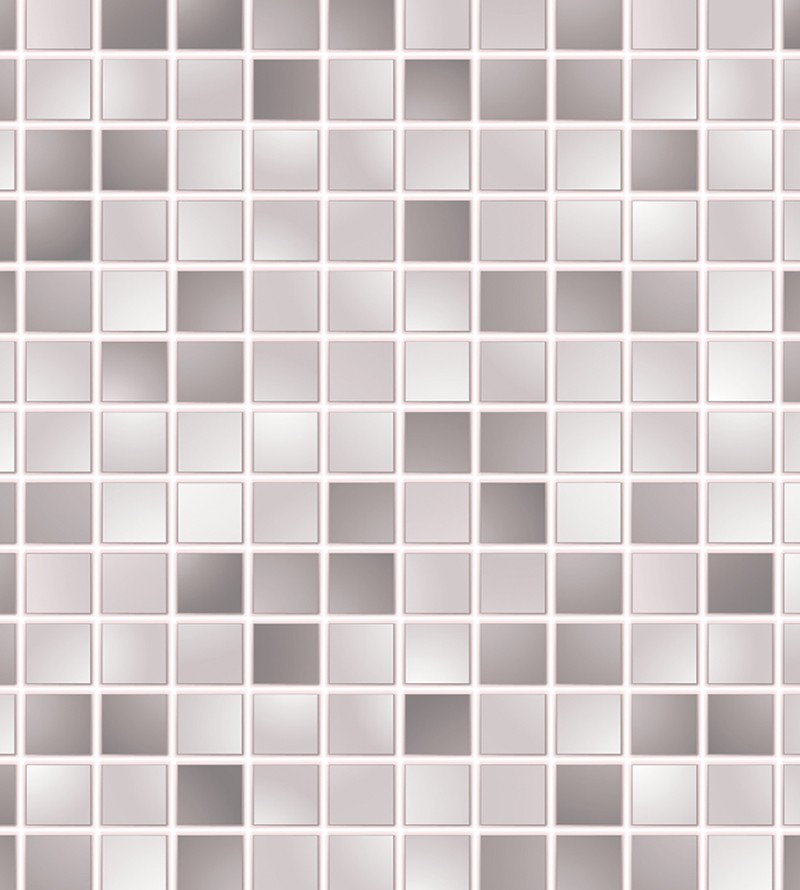 Papel de Parede Pastilha em Tons de Cinza