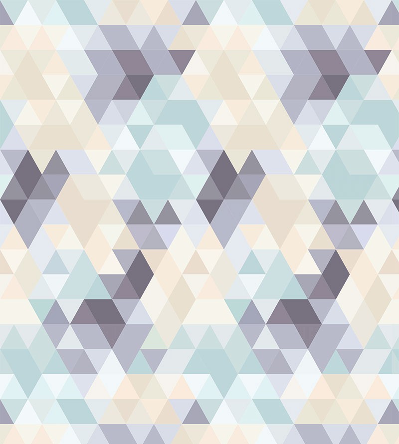 Papel de Parede Geométrico Triângulos Mosaico
