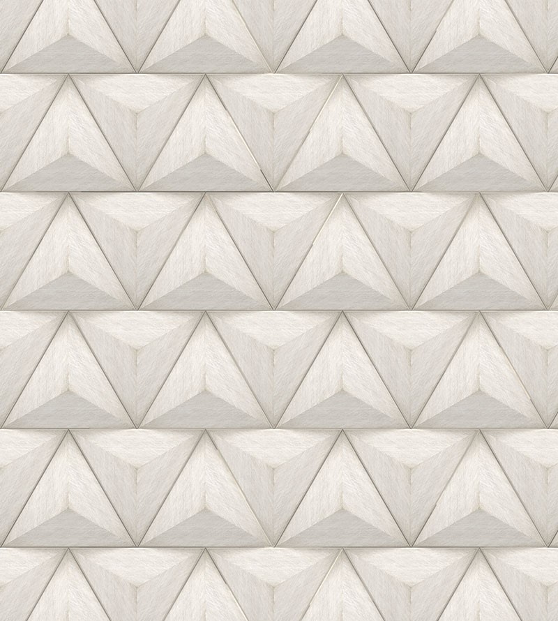 Papel de Parede Triângulos Madeirado