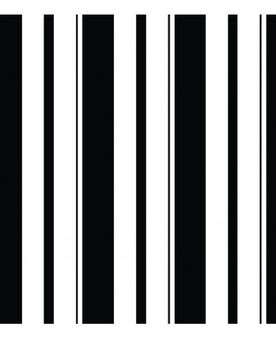 Papel de parede listrado em tons preto e branco - Listrado 1022 Papel de parede listrado em tons preto e branco - Listrado 1022