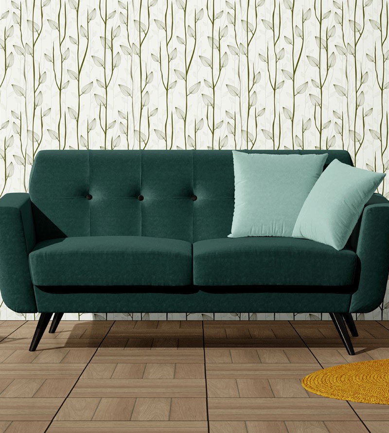 Papel de Parede Floral Folhas e Galhos