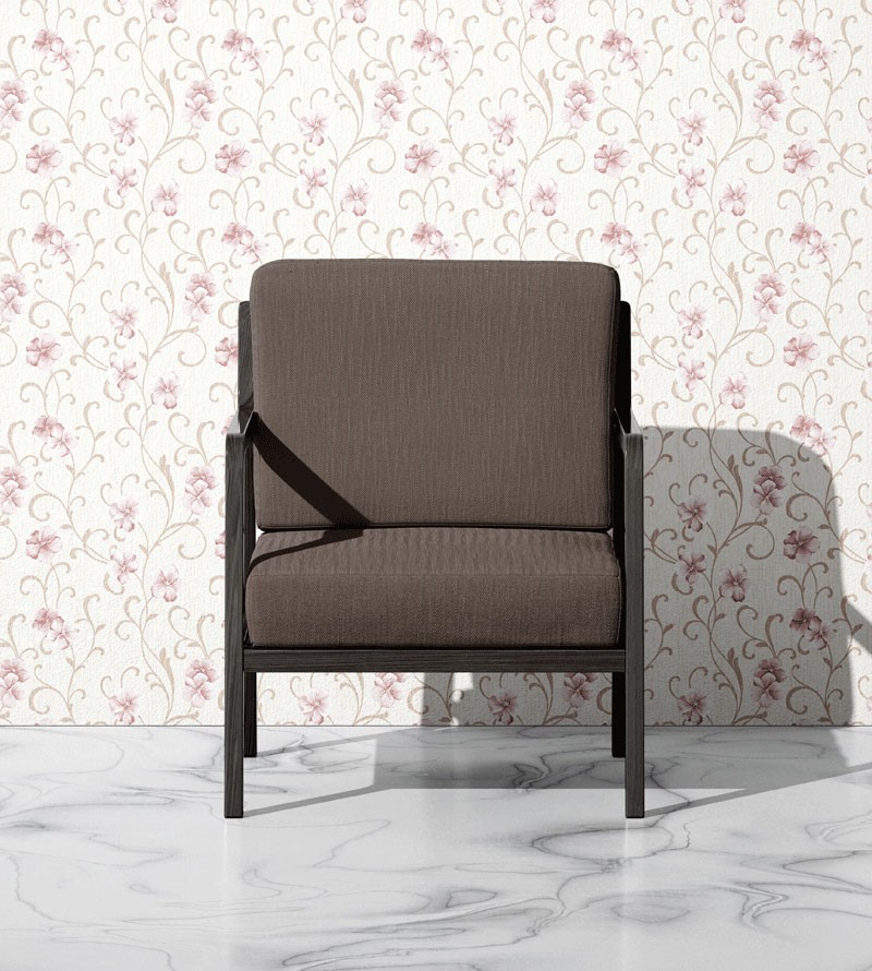 Papel de Parede Floral Delicado