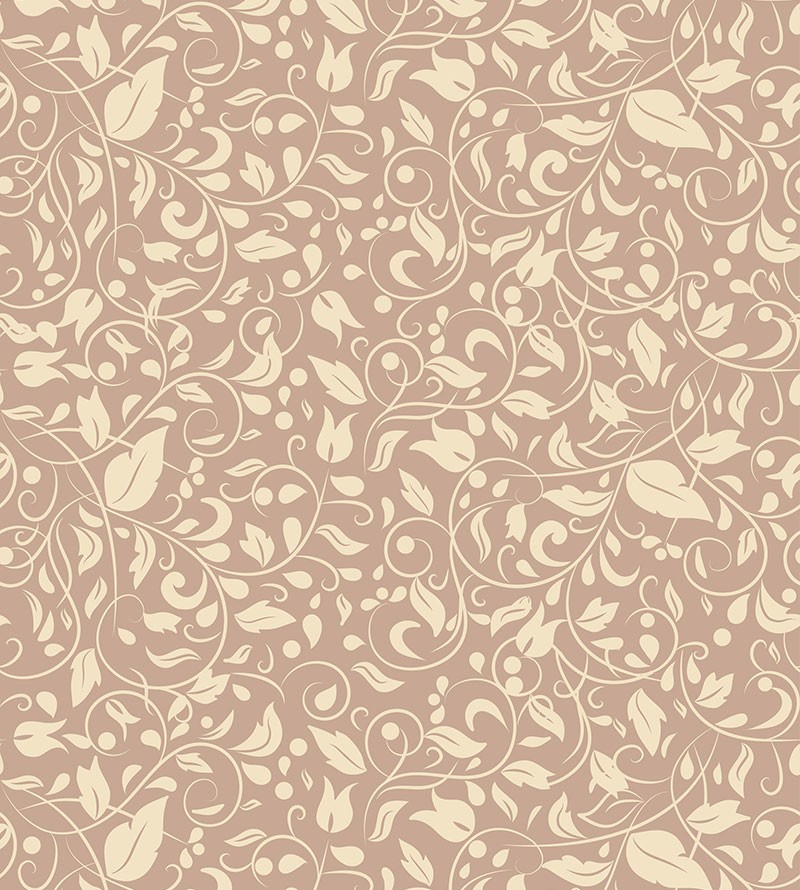 Papel de Parede Flores com Fundo Marrom