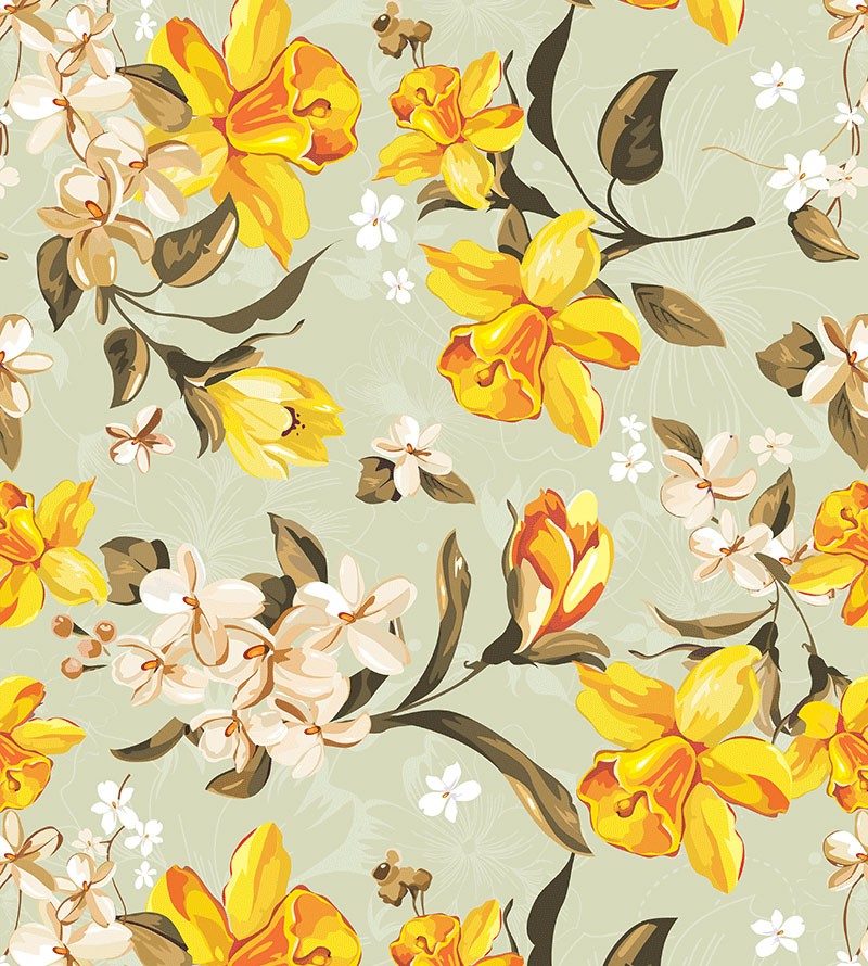 Papel de Parede Floral Lírios