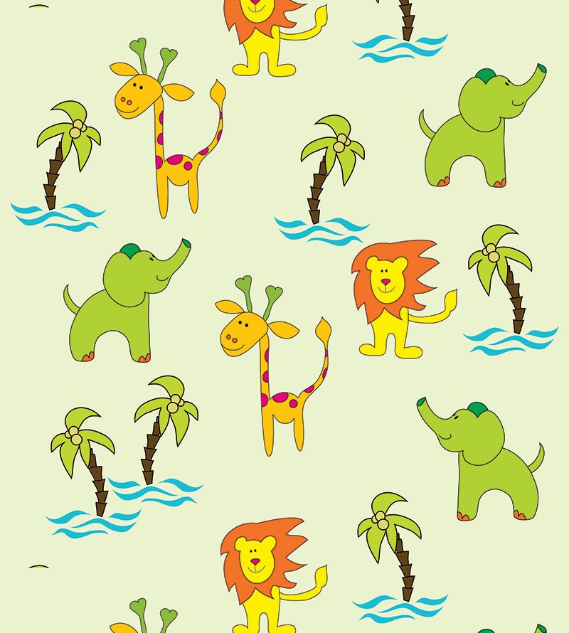 Papel de Parede Animais Tropical
