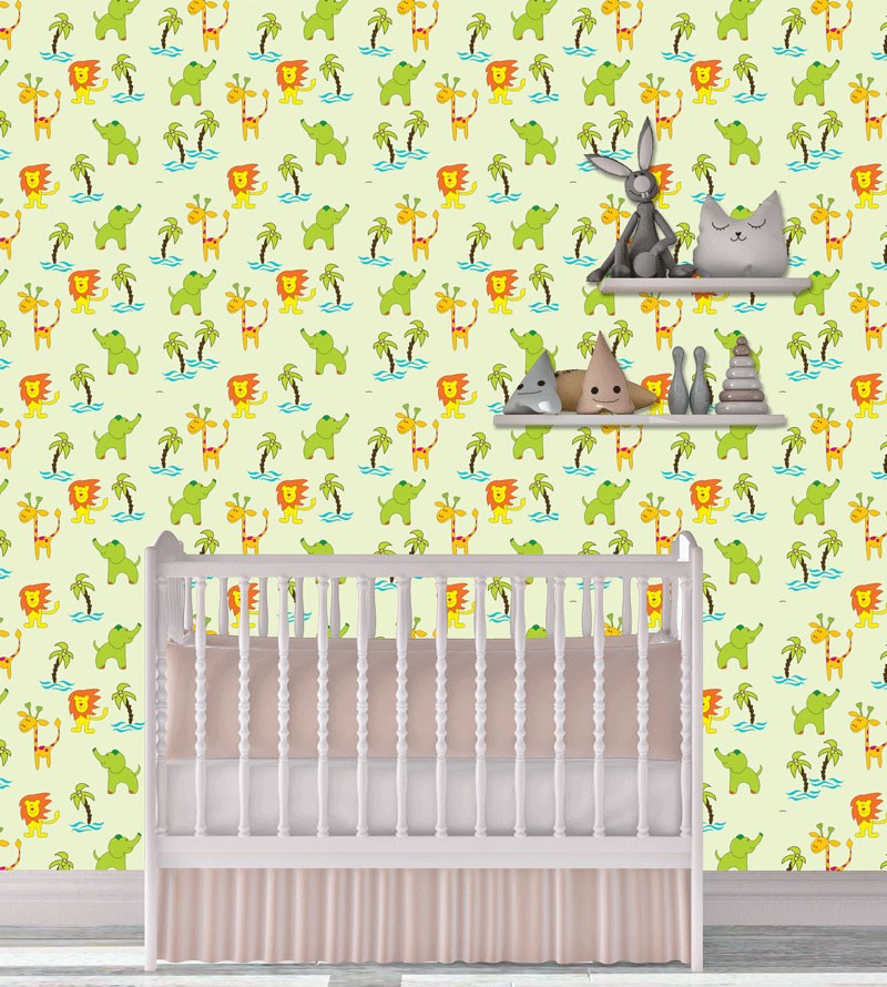 Papel de Parede Animais Tropical