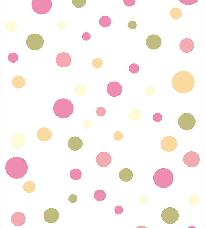 Papel de Parede Poá Colorido