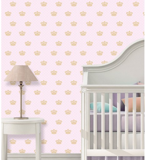 Papel de Parede Coroa com...