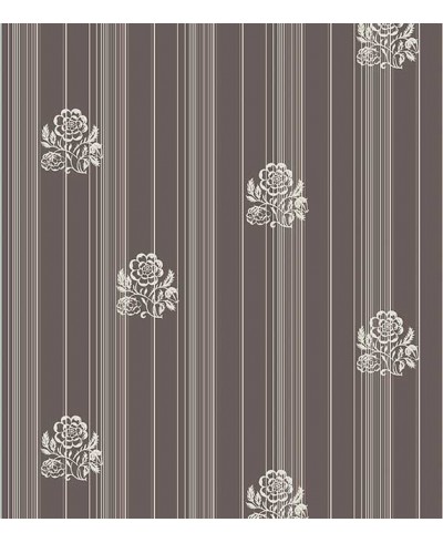 Papel de parede com fundo em tons de cinza e detalhes branco - Casual 40 Papel de parede com fundo em tons de cinza e detalhes branco - Casual 40