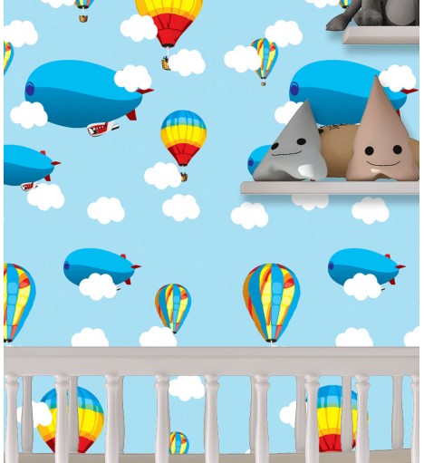 Papel de Parede Balões...