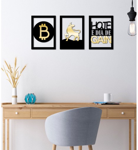 Quadros Decorativos Bitcoin...