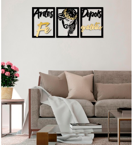 Trio Quadros Cristo Antes...