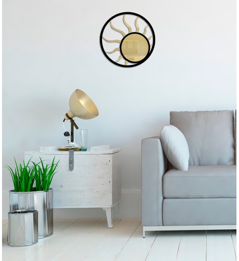 Quadro Sol em MDF com...