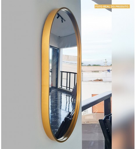 Espelho Oval Madrid com...