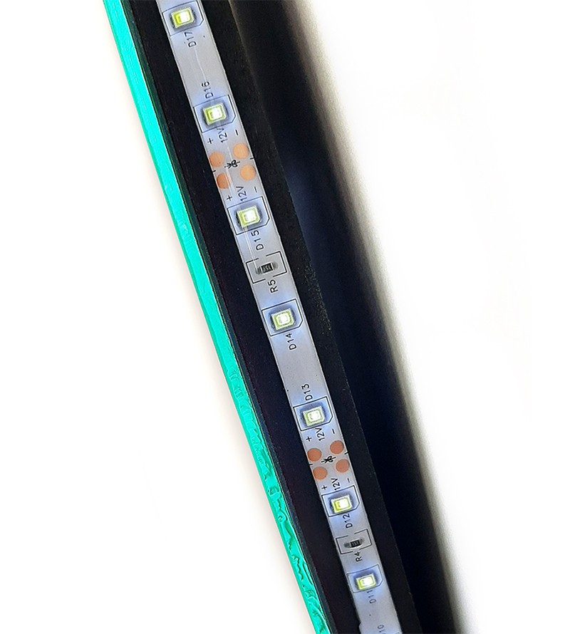 Espelho Redondo Decorativo com LED 40x40cm