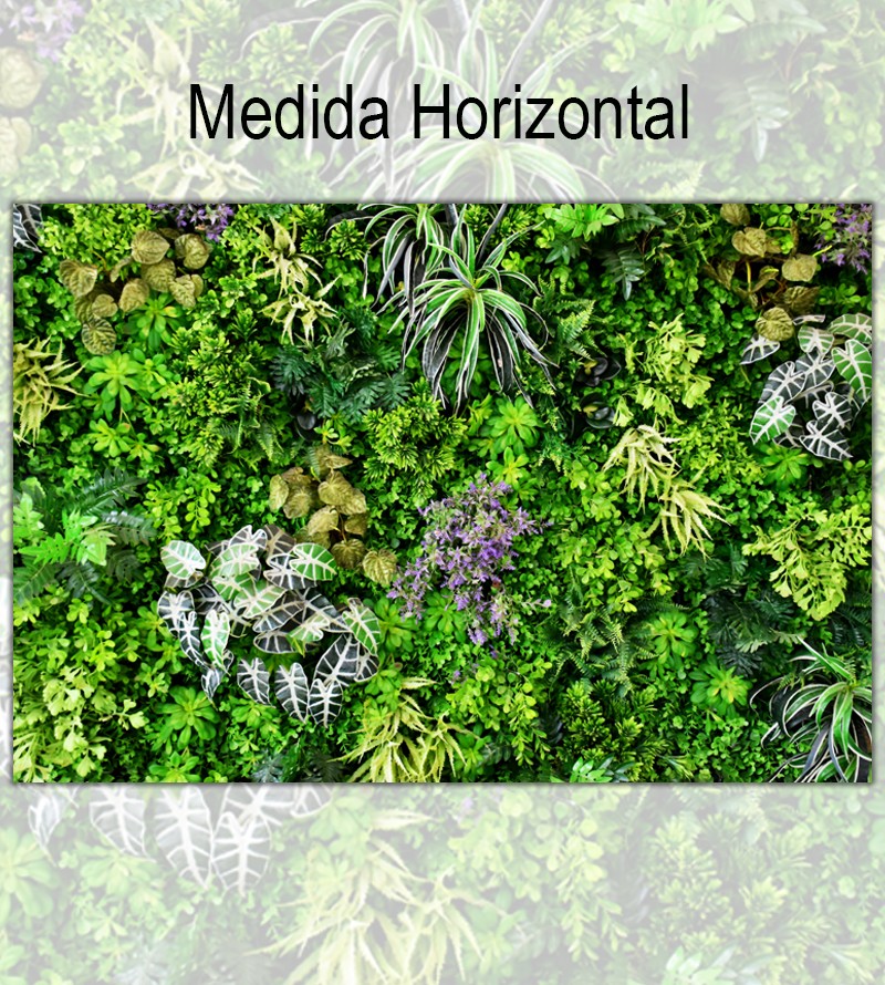 Papel de Parede Foto Mural Folhas Jardim Vertical