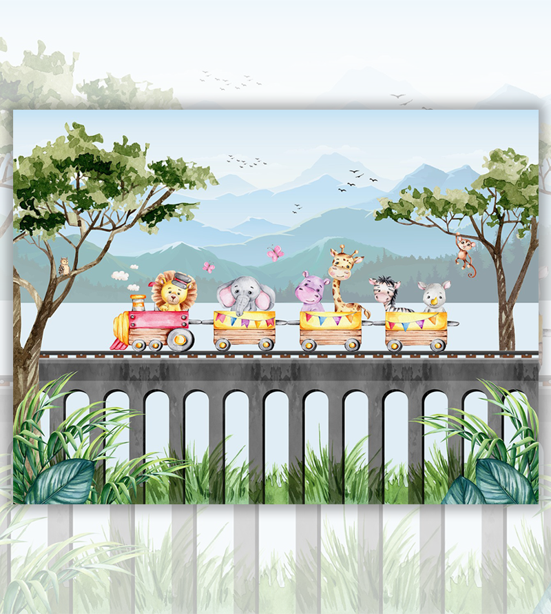 Papel de Parede Foto Mural Infantil Tema...