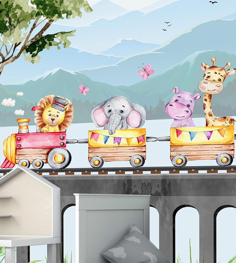 Papel de Parede Foto Mural Infantil Tema...