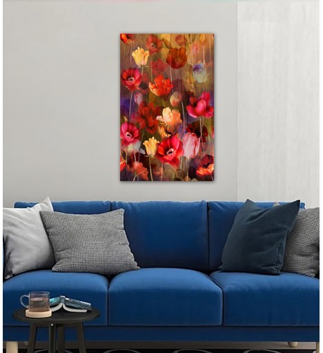 Tela Decorativa Flores...