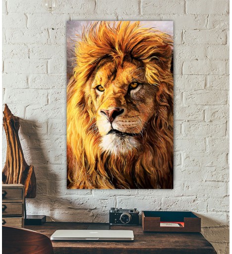 Quadro Decorativo Tela Leão...