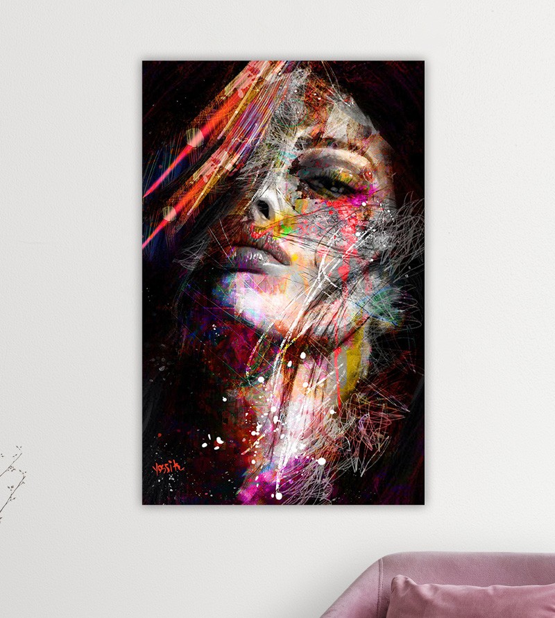 Quadro Decorativo Tela Mulher Pop Art