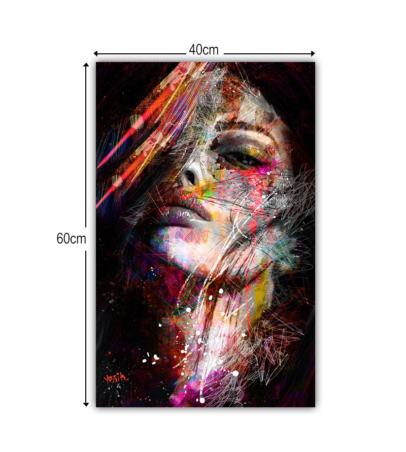 Quadro Decorativo Tela Mulher Pop Art