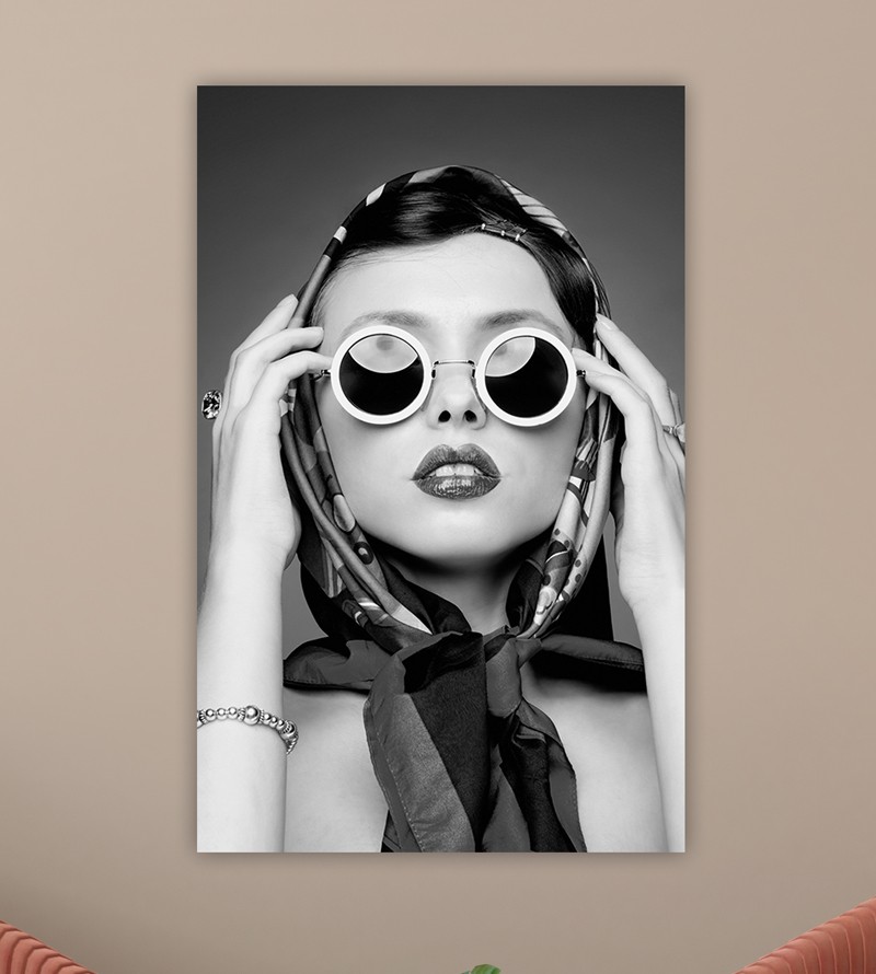 Quadro Decorativo Tela Retro Face Mulher