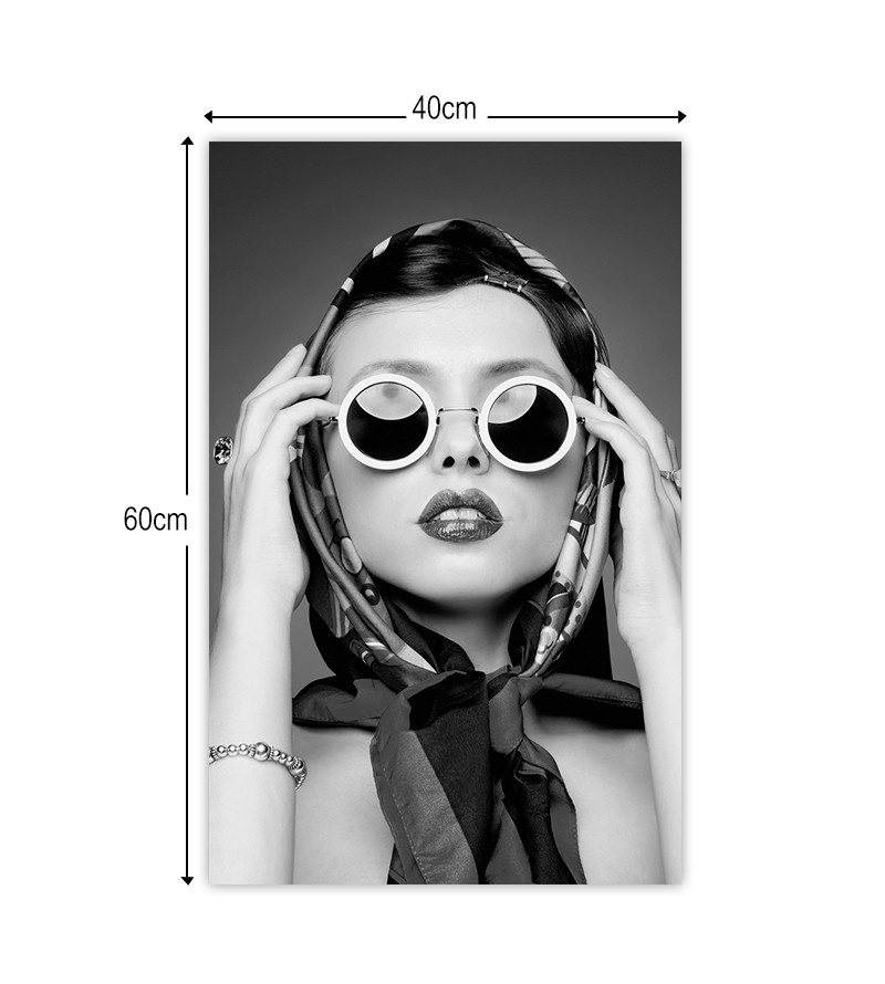 Quadro Decorativo Tela Retro Face Mulher