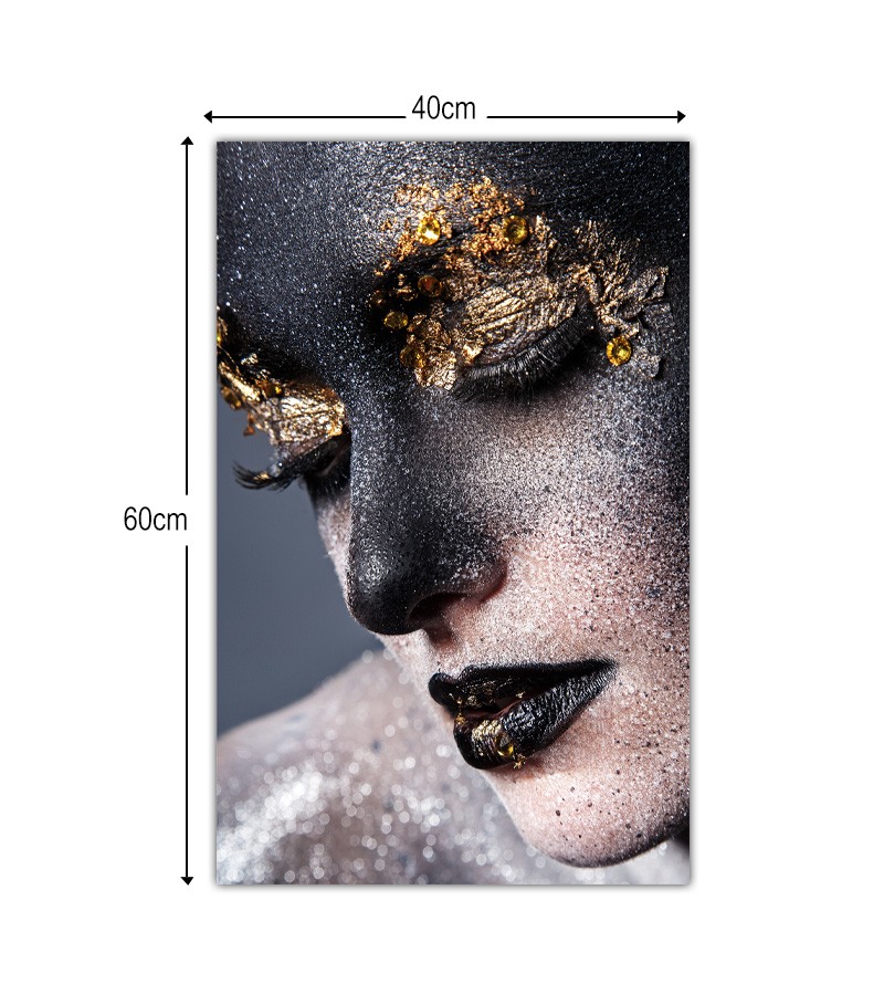 Quadro Decorativo Tela Elegância Mulher