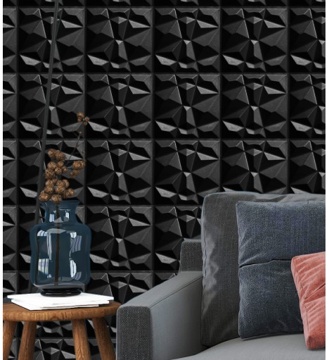 Placa Preta Decorativa de...