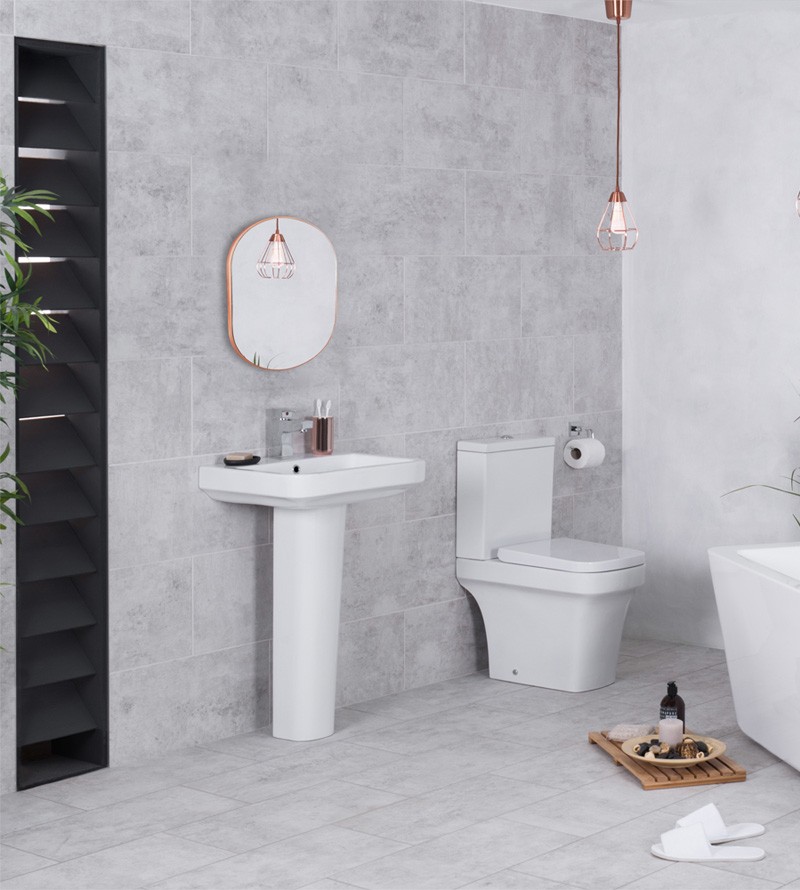 Espelho Oval Londres com Borda Rose Gold