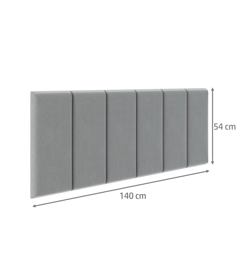 Cabeceira Dubai Suede Estofada para Cama Box de...