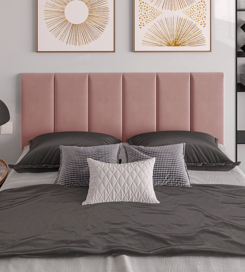 Cabeceira Dubai Suede Estofada para Cama Box de...