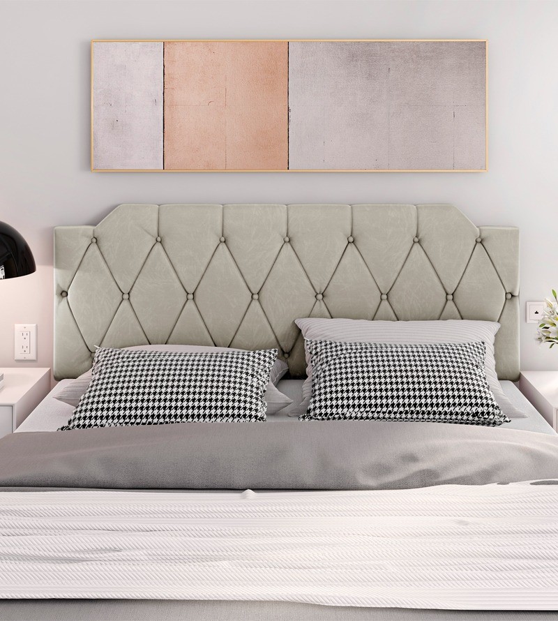 Cabeceira Kelly Suede Estofada para Cama Box de...