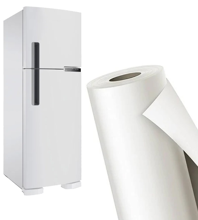 Adesivo para Envelopamento Branco Fosco