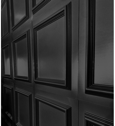 Placa Preta Decorativa...