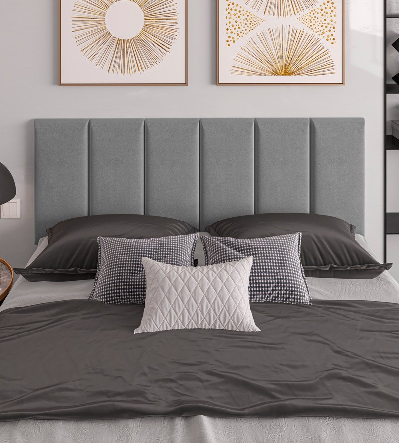 Cabeceira Dubai Suede Estofada para Cama Box...
