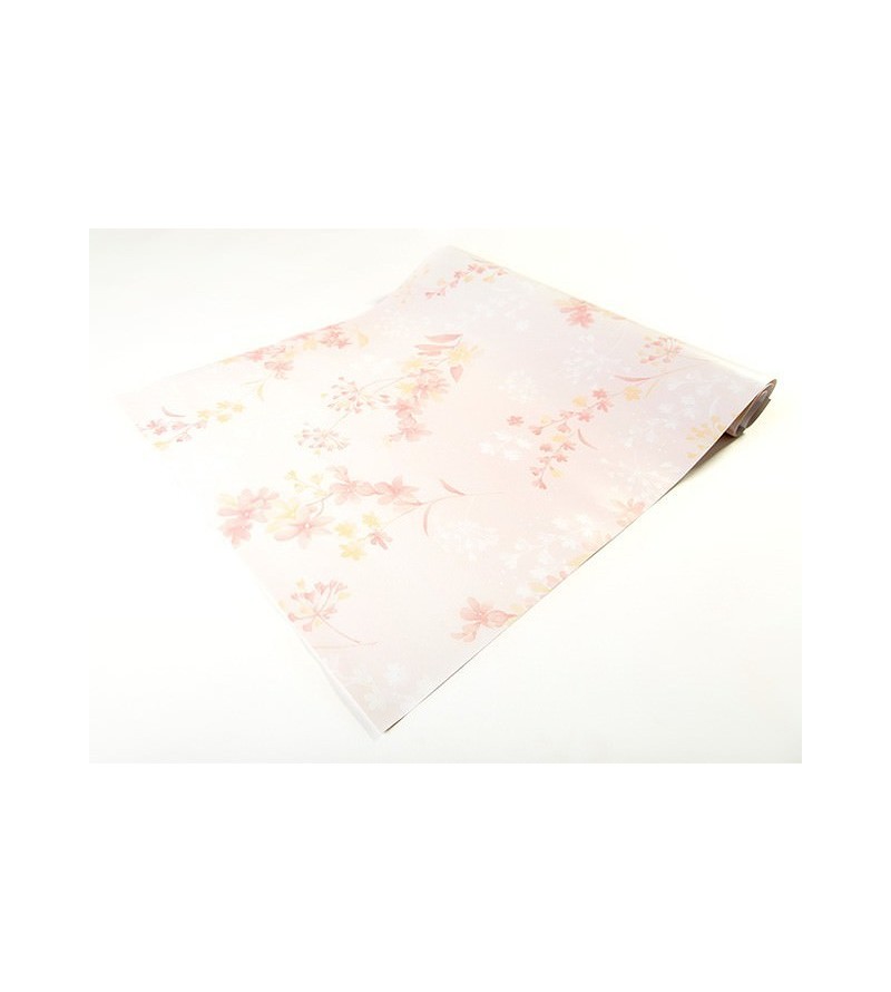 Papel de parede em tons rosa e amarelo - Dream 41