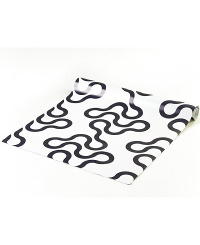 Papel de parede branco com detalhes preto Papel de parede branco com detalhes preto